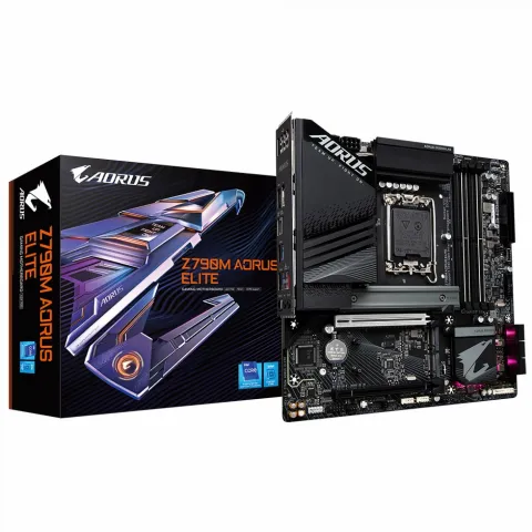 مادربرد گیگابایت Z790M AORUS ELITE DDR5 (فروش به‌صورت باندل CPU) - تصویر ۲