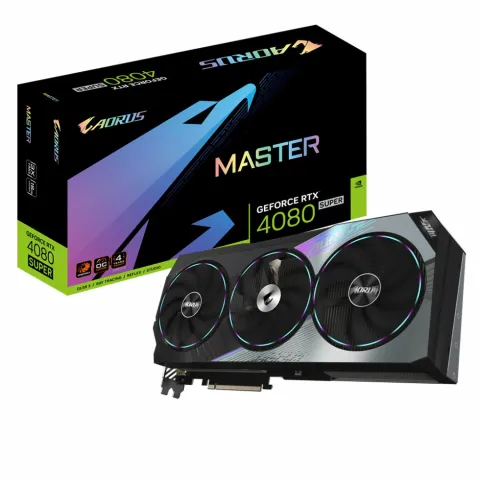 کارت گرافیک گیگابایت  RTX 4080 SUPER AORUS MASTER OC 16GB - تصویر ۲