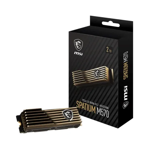 اس‌اس‌دی M.2 ام‌اس‌ای  MSI 2TB NVMe SSD SPATIUM M570 - تصویر ۲