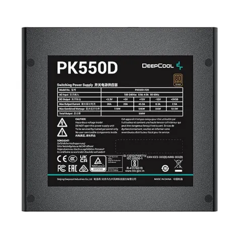 پاور دیپ کول Deepcool PK550D Bronze - تصویر ۵