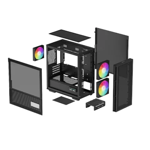 کیس دیپ کول CH360 DIGITAL BLACK - تصویر ۴