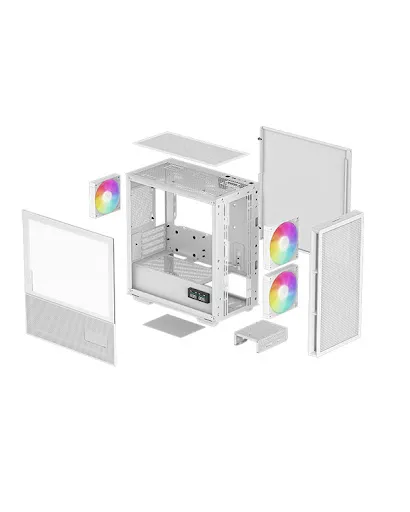 کیس دیپ کول CH360 DIGITAL WHITE - تصویر ۶