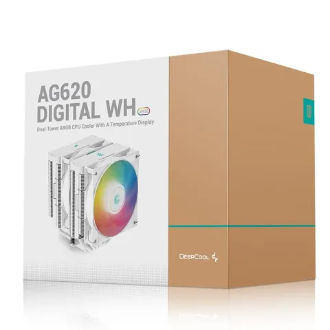 خنک کننده پردازنده دیپ کول مدل  DEEPCOOL AG620 DIGITAL WHITE ARGB - تصویر ۲