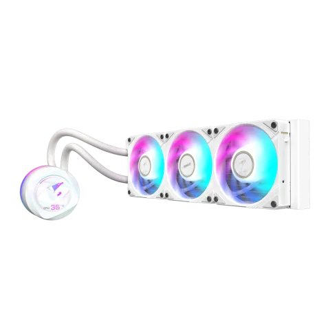 خنک کننده مایع پردازنده گیگابایت AORUS WATERFORCE X II 360 ICE WHITE - تصویر ۲