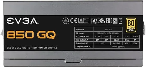 پاور ایی وی جی ای EVGA 850GQ 850W GOLD SEMI-MODULAR - تصویر ۲