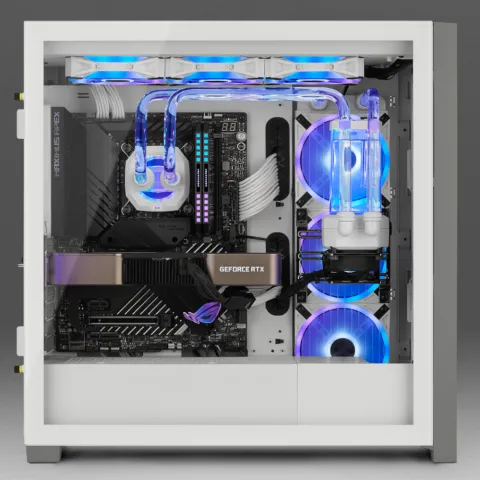 خنک کننده سیکل باز کورسیر HYDRO X SERIES iCUE XH305i WHITE RGB PRO - تصویر ۳