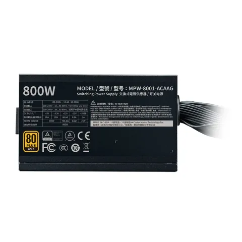 پاور 800 وات کولر مستر G800 GOLD - تصویر ۴