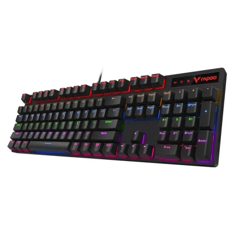 کیبورد گیمینگ رپو KEYBOARD RAPOO MECHANICAL V500 PRO RGB - تصویر ۳