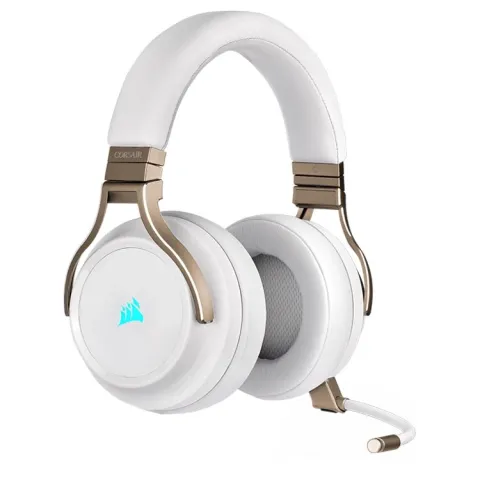 هدست کورسیر CORSAIR VIRTUOSO RGB WIRELESS PEARL - تصویر ۲