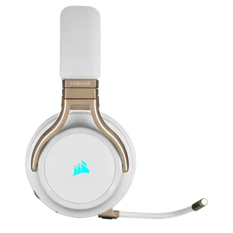 هدست کورسیر CORSAIR VIRTUOSO RGB WIRELESS PEARL - تصویر ۳