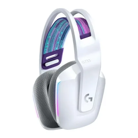 هدست لاجیتک LOGITECH G733 WIRELESS WHITE - تصویر ۲
