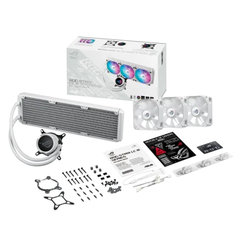 خنک کننده مایع پردازنده ایسوس ASUS ROG STRIX LC III 360 WHITE ARGB - تصویر ۴
