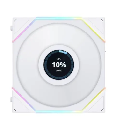 فن کیس لیان لی LIAN LI UNI FAN TL LCD 120 3x1 REVERSE WHITE - تصویر ۲