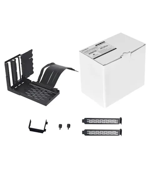 کیت نصب عمودی کارت گرافیک لیان لی  LIAN LI UNIVERSAL PCIe GEN 4.0 GPU VERTICAL MOUNT WHITE - تصویر ۲