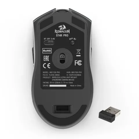 موس ردراگون بی سیم M917 RGB ST4R PRO WIRELESS - تصویر ۲