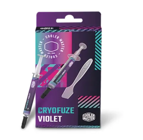 خمیر سیلیکون کولرمستر CRYOFUZE Violet (12.6Wm/K) - تصویر ۲