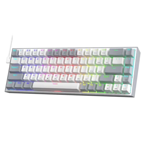 کیبورد ردراگون REDRAGON KEYBOARD K631 CASTOR WG 65% - تصویر ۲