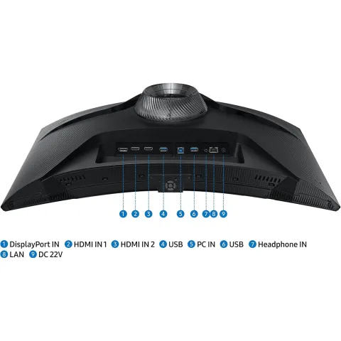 مانیتور 27 اینچ سامسونگ Odyssey G6 LS27BG650 - 27" 2K 240Hz Va Curved - تصویر ۴