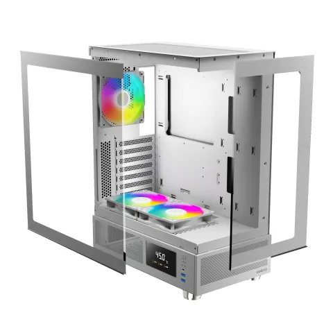 کیس گیم دیاس GAMDIAS ATLAS E1 WHITE GAMING CASE - تصویر ۳