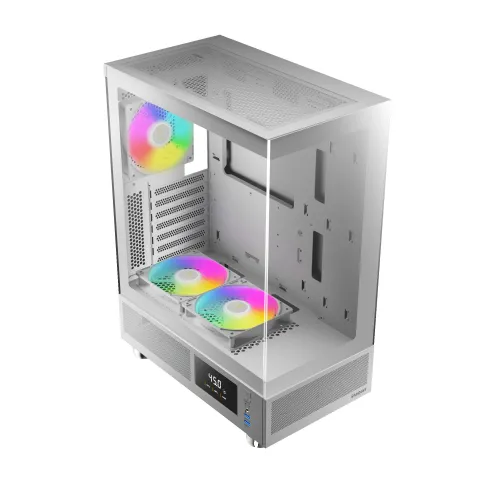 کیس گیم دیاس GAMDIAS ATLAS E1 WHITE GAMING CASE - تصویر ۴