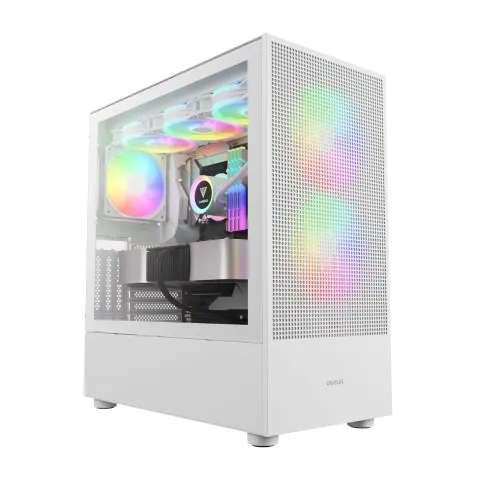 کیس گیم دیاس GAMDIAS TALOS M3 MESH WHITE GAMING CASE - تصویر ۴