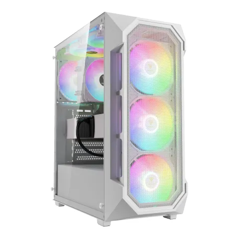 کیس گیم دیاس GAMDIAS AURA GC1 ELITE WH ARGB GAMING CASE - تصویر ۴