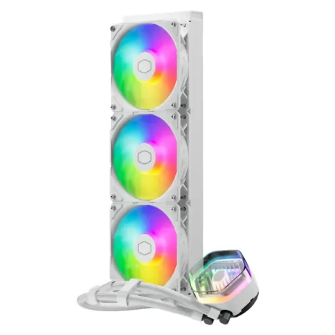 خنک کننده مایع پردازنده کولر مستر LIQUID 360 ATMOS WHITE - تصویر ۲