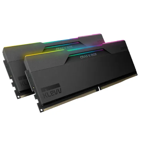 رم کلو KLEVV CRAS V RGB BLACK 32GB(2x16) 7600MT/s CL36 DDR5 - تصویر ۲