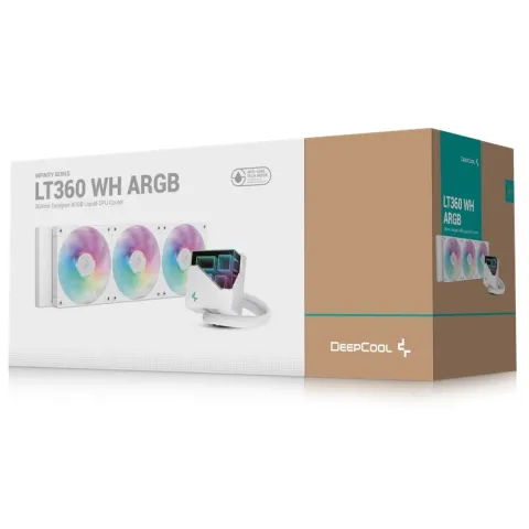 خنک کننده مایع پردازنده دیپ کول DEEPCOOL LT360 ARGB WHITE - تصویر ۲
