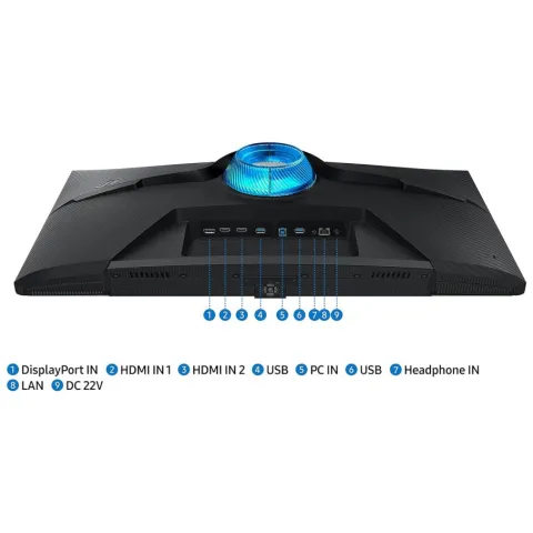 مانیتور 32 اینچ سامسونگ Odyssey G7 G70B 4K IPS 144Hz 1ms - تصویر ۵