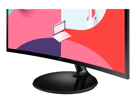 مانیتور 24 اینچ سامسونگ Essential S3 S36C FHD VA 75Hz 4ms CURVED - تصویر ۵