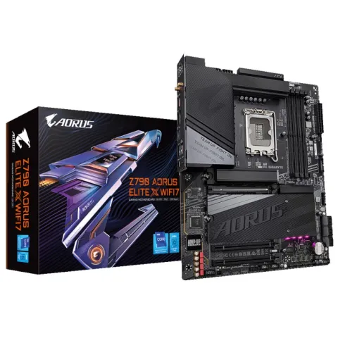 مادربرد گیگابایت Z790 X AORUS ELITE AX WIFI 7 DDR5 (فروش به‌صورت باندل CPU) - تصویر ۳
