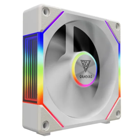 فن کیس گیم دیاس GAMDIAS AEOLUS P2-1203 3x1 WHITE - تصویر ۳