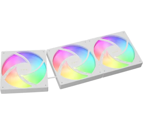 خنک کننده مایع پردازنده گیم دیاس CHIONE E4-420 WHITE LIQUID COOLER - تصویر ۳