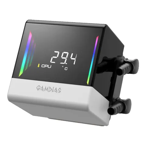 خنک کننده مایع پردازنده گیم دیاس CHIONE E4-360 WHITE LIQUID COOLER - تصویر ۴