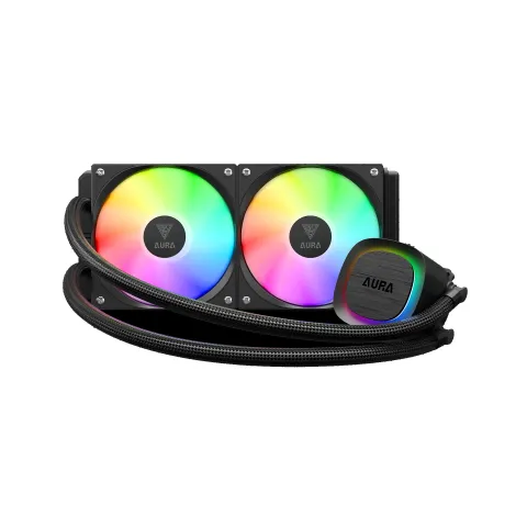 خنک کننده مایع پردازنده گیم دیاس GAMDIAS AURA GL240 V2 LIQUID COOLER - تصویر ۲