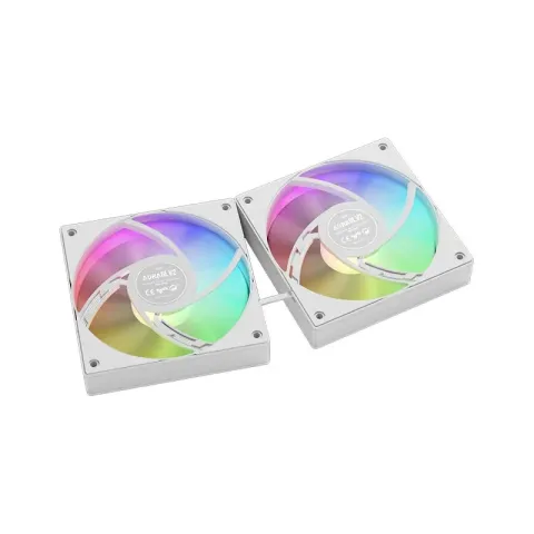 خنک کننده مایع پردازنده گیم دیاس GAMDIAS AURA GL240 V2 LIQUID COOLER WH - تصویر ۳