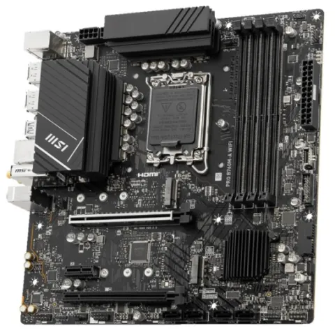 مادربرد ام اس ای MSI PRO B760M-A WIFI DDR5 - تصویر ۲