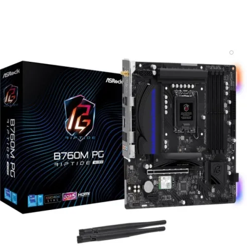 مادربرد ازراک ASROCK B760M PG RIPTIDE WIFI DDR5 (فروش به‌صورت باندل CPU) - تصویر ۲
