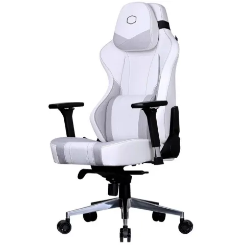 صندلی گیمینگ کولرمستر X2C GRAY &amp; WHITE - FABRIC GAMING CHAIR - تصویر ۲
