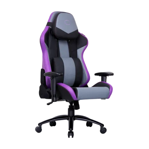 صندلی گیمینگ کولرمستر GCR3 PURPLE &amp; BLACK GAMING CHAIR - تصویر ۲