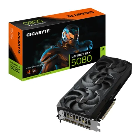 کارت گرافیک گیگابایت RTX 5080 Windforce OC SFF 16G - تصویر ۳