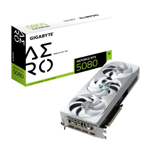 کارت گرافیک گیگابایت RTX 5080 Aero OC SFF 16G - تصویر ۳