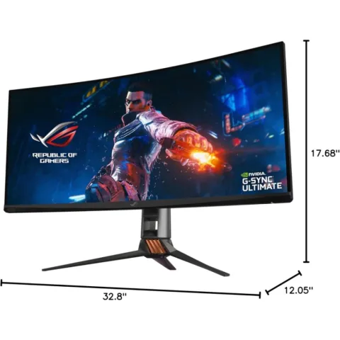 مانیتور 35 اینچ ایسوس ROG PG35VQ WQHD 200Hz VA 2ms - تصویر ۲
