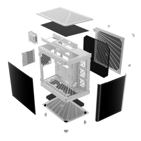 کیس گیم دیاس NESO P1 WHITE GAMING CASE - تصویر ۱۱