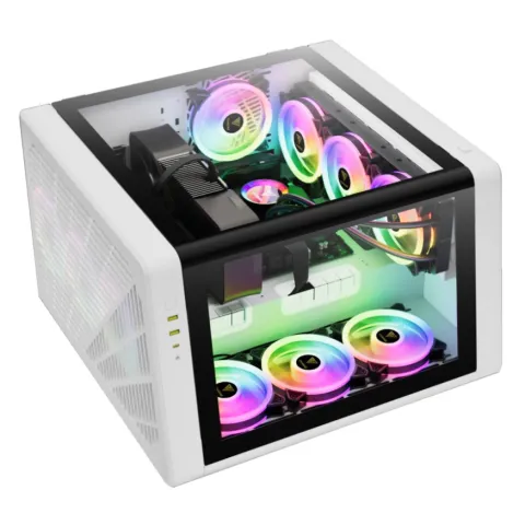 کیس گیم دیاس NESO P1 WHITE GAMING CASE - تصویر ۲