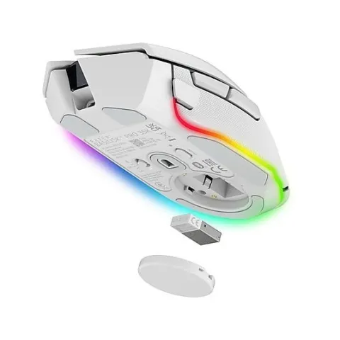 موس ریزر بی سیم BASILISK V3 PRO 35K WHITE - تصویر ۴
