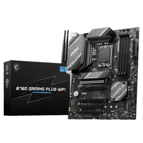 مادربرد ام اس آی B760 GAMING PLUS WIFI DDR5 (فروش به‌صورت باندل CPU) - تصویر ۲