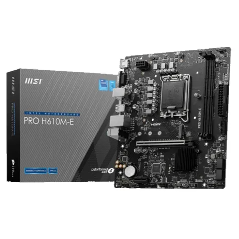 مادربرد ام اس آی PRO H610M-E DDR5 (فروش به‌صورت باندل CPU) - تصویر ۲