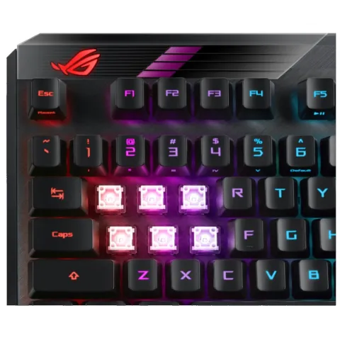 کیبورد  ایسوس بی سیم ROG STRIX Claymore II Red Switch - تصویر ۵